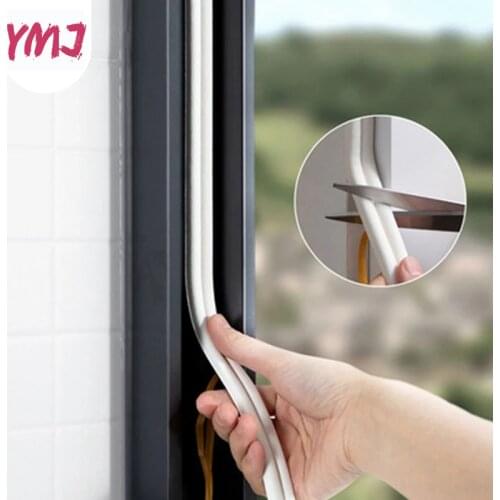2.5M Type DIEP Self Adhesive Door Sealing Strips Self Adhesive Window Foam Wind Waterproof Dustproof Sound Insulation Tools