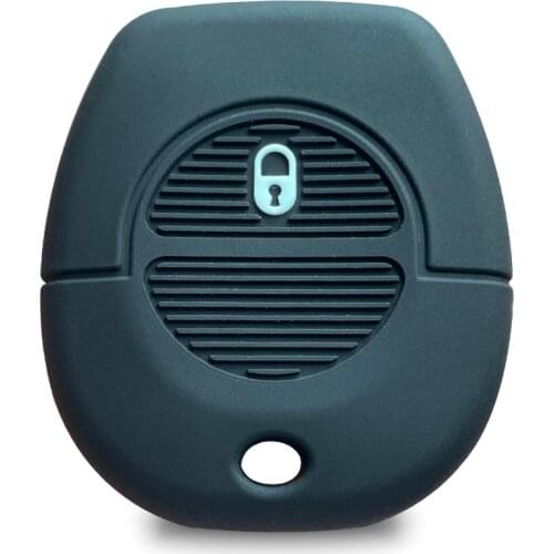 Silicone Key Cover Fob Shell Case Jacket For Nissan Micra Almera K12 Terrano Primera P12 X-Trail Car Key Case Holder Keychain