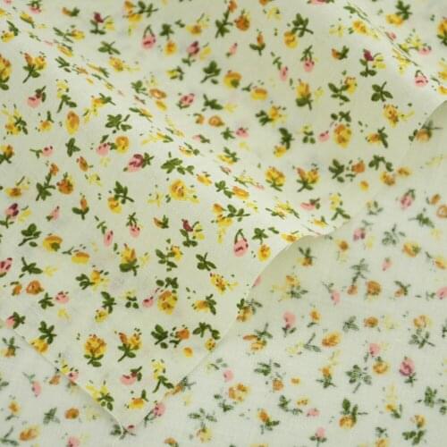 Patchwork News Cotton Fabrics Textile Clothing Printed Lovely Floral Designs Fat Quarter Tissue for Craft Sewing Doll Art Work