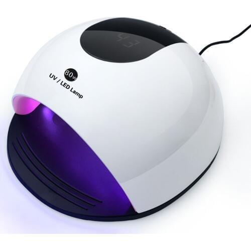 High Power Nail Phototherapy Machine 4stage Timing Automatic Induction UVLED Double Light Source Nail Lamp Curing Lamp