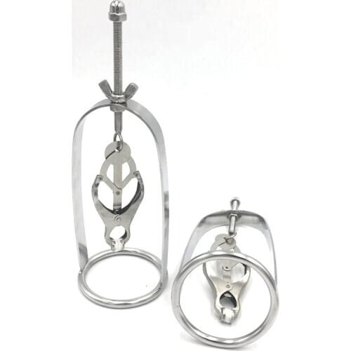 High Quality butterfly nipple clamps Stainless steel nipple clamps sex toys for women,Breast clip,slave restraints S0262