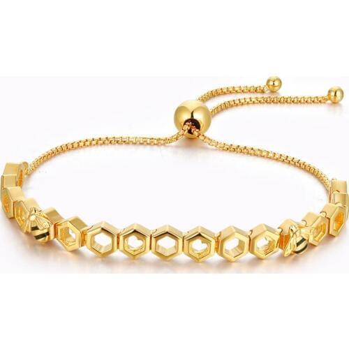 Limited Edition Shine Honeybee Bracelets For Woman DIY Beads & Charms Authentic 925 Sterling Silver Fashion Jewelry Bracelets
