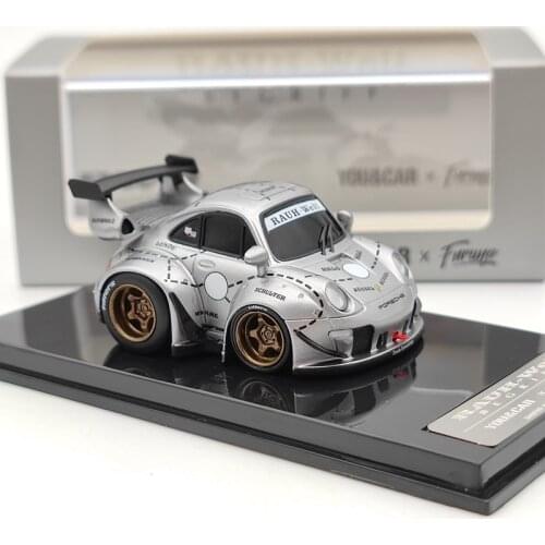 1:64 YOU&CAR x Furuya Q RWB RAUH-WELT BEGRIFF Porsche Models Limited Edition Collection Silver