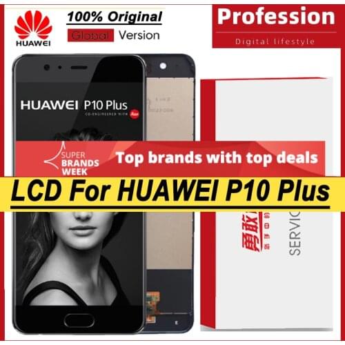 100% Original 5.5'' LCD for Huawei P10 Plus VKY-L09 VKY-L29 VKY-AL00 Display Touch Screen Digitizer Assembly Repair Parts