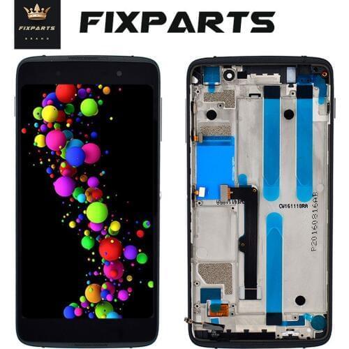 100% Tested Working For 5.2" Blackberry DTEK50 DTEK 50 Display Glass LCD Touch Screen Digitizer Assembly with Frame Dtek50