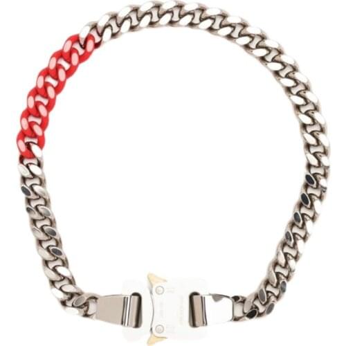 1017 ALYX 9SM Two-Color Pendant Necklace Simple And Versatile Couple With The Same Functional Style Ins Accessories