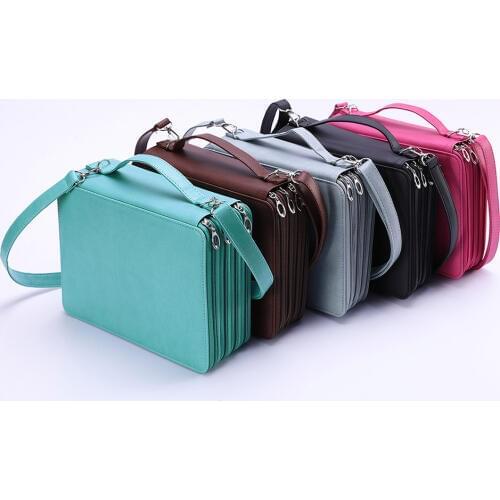 184 Penal School Pencil Case Large Solt Cartridge Pencilcase Kit for Pencil-case Supplies Big 4 Layers Pen Bag Box Stationery