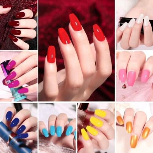 24Pcs/Sheet Artificial Nail Tips Scratch Resistant Fall-proof Plastic False Nails Artificial Tips for Professional