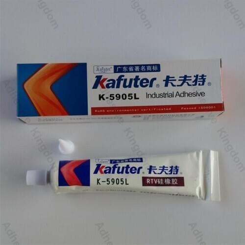 5pcs Kafuter 45g K-5905L translucent LED sealed silicone plastic metal sealant quick-drying