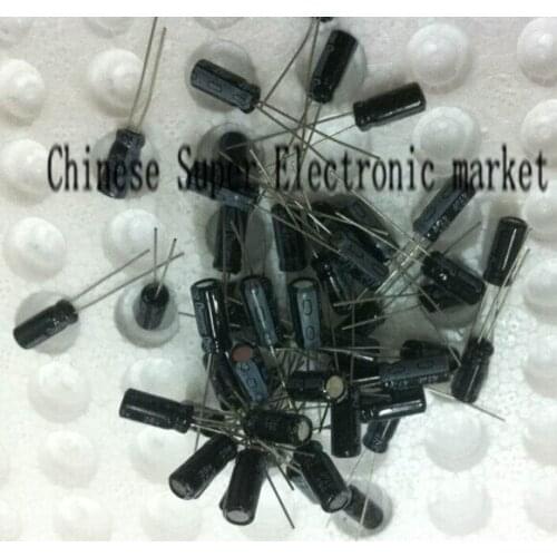 50PCS 50V10UF 5*7mm 10UF 50V 5*7 Electrolytic capacitor