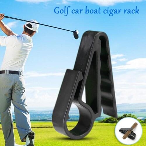 1PC Golf Accessories Car Boat Golf Cigar Holder Golf Handle Clip Tail Clamp Golf Club Golf Equipment Outdoor Sports