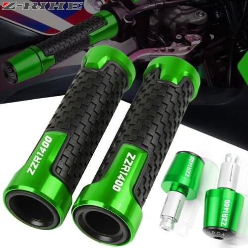 Motorcycle CNC Accessories 7/8" 22MM Handlebar Hand Grips Handle Bar End Cap For KAWASAKI ZZR1400 ZZR 1400 NINJA ZX-14R ZZR-1400