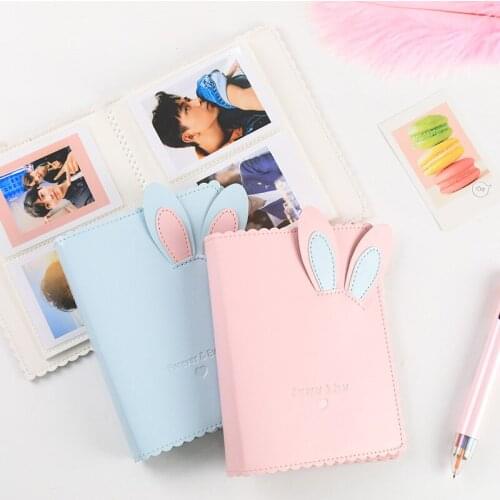 Los Fick 3-inch Photo Album 64 Pockets Mini Instant Picture Case Storage For Polaroid Film Instax Mini 11 9 8 7s Photocard Book