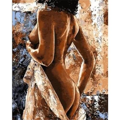 5D DIY Diamond Painting Sexy nude Women Beauty Cross Stitch Full Drill 3D Diamond Embroidery Craft Mosaic Kits Home Decor Gift