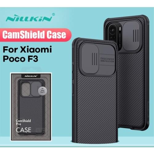 For Xiaomi Poco F3 Case For Xiaomi Redmi K40 NILLKIN CamShield Pro Camera Protection Back Cover For Redmi K40 Pro Plus