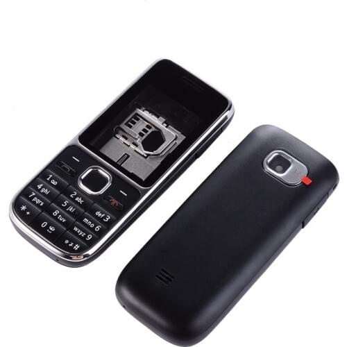 20 pcs Full Housing Case Cover For Nokia C2-01 Battery Cover Housing case With Hebrew Russian English Keyboard