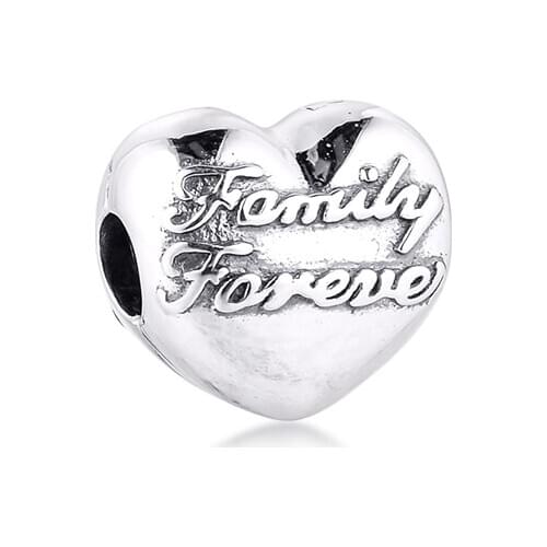 CKK Fit Pandora Bracelet 925 Sterling Silver Family Union Clip Beads Charms DIY Jewelry Making Wholesale