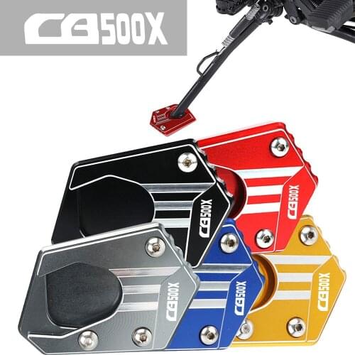FOR HONDA CB500X CB 500 X 2013 2014 2015 2016 2017 2018-2021 Motorcycle Kickstand Extension Foot Side Stand Enlarger Plate Pad