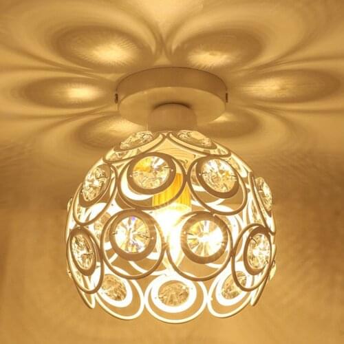 Elegant Floral Design Crystal Ceiling Light Cover Chandelier Pendant Lampshade