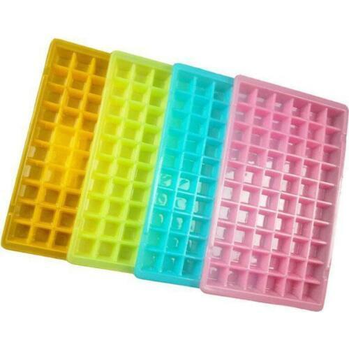 Kitchen Bar Tools color PP Making MINI Ice cube Tubs 60 grid Box Mold 2pc/lot