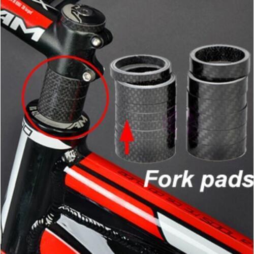 Full Carbon Fiber Bicycle Bike headset washer set,front fork riser pad ring stem gasket 4pcs/lot (5mm/10mm/15mm/20mm)