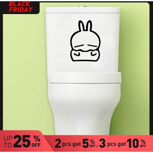 Beauty WC Wall Sticker Pvc Wall Art Stickers Modern Fashion Wallsticker Toilet Bathrooms Wall Stickers Decal Decoration