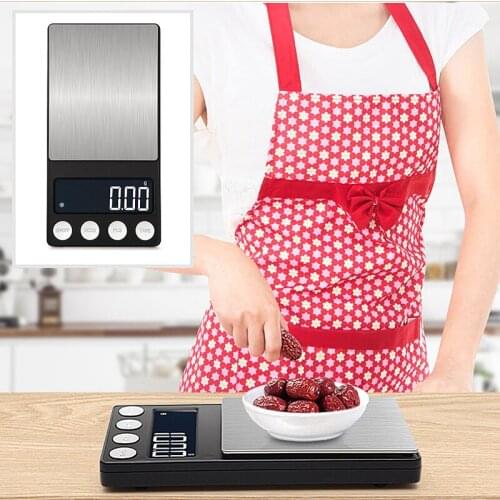 100/200/300/500gx0.01g Kitchen Scale Food Scale Jewelry Scale LCD Electronic Scale For Baking Weighing Scales bascula cocina