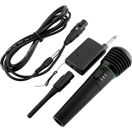 Karaoke Microphone Handheld Professional Wired or Wireless Dynamic Microphone Clear Voice Mic for Karaoke Vocal Performance