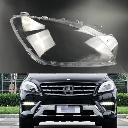 Headlamp Lens For Mercedes-Benz W166 ML300 ML350 ML400 ML450 ML500 2012 2013 2014 2015 Car Headlight Cover Auto Shell Cover