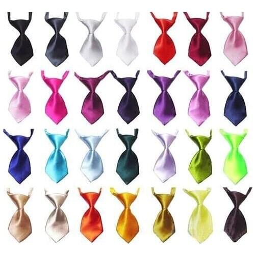 Brand New Adjustable Puppy Pet Dog Pet Cat Lovely Cute Adorable Grooming Tie Necktie Random Color Pets Supplies Acessorios