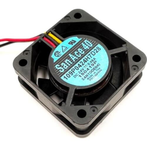 Original 100% working ForSanyo 109P0424H7D28 4015 Cooling Fans P/N: A90L-0001-0441/39 DC24V 0.08A server fan