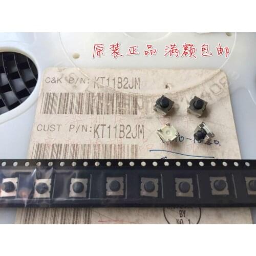 Original new 100% dust-proof silicone touch switch 6*6.4*5.2 SMD touch button KT11B2JM