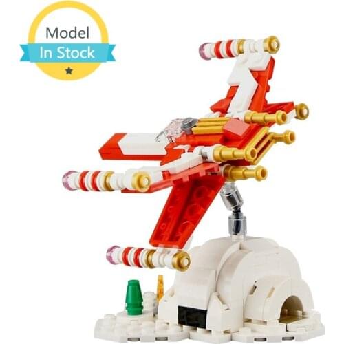MOC New Dream Flight Editon Space Series Poe Dameron X Wing Bricks Aircraft Fighter Building Blocks Childrens Educational Toys