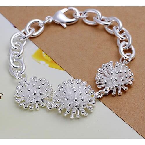DT-H014 Hot Sale 925 Sterling Silver Jewelry Bracelet For Women,Wholesale Christmas Gift Charm Fashion Fireworks Bracelet