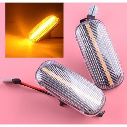 High Quality 1Pair Car 8E0 949 127 LED Dynamic Flowing Side Marker Signal Light Fit For Audi S4 A6 S7 A3 S3 A4 Accessories