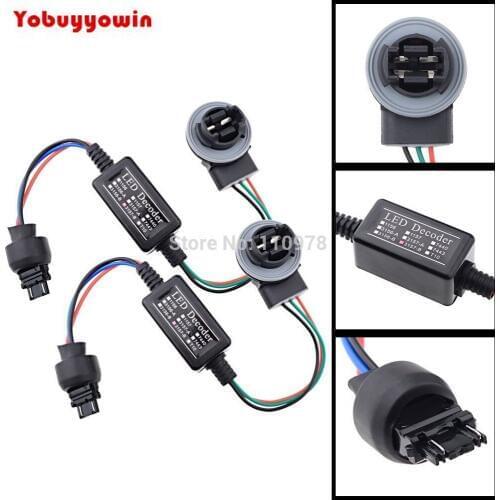 10Pcs 3156 3157A 3157B Load Resistor for Canbus Error Free Cancellation LED Light Anti-flicking Decoder For European vehicles