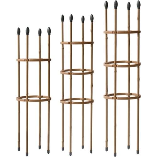 Imitation Bamboo 4-pole Climbing Frame Plant Climbing Frame Support Cage Flower Holder Gardening Tool For Climbing Fruits