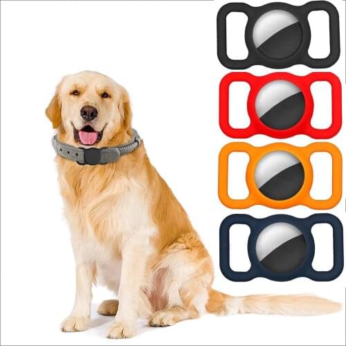Airtag ID Holder Airtag Case AirTag Holder Cover Protective Case For Dog Collar Holder For Badges Airtag Accessories wholesale