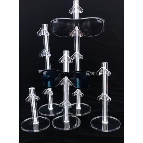 Acrylic stand for glasses sunglasses holder stands eyeglass display case rack shelf jewelry show organizer accessories showcase