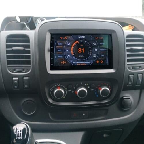 6GB RAM 128GB ROM Android 10 Car Radio For Opel Vivaro 2016 Renault Trafic Fiat Talento Nissan Nv300 2019 Auto Multimedia Player
