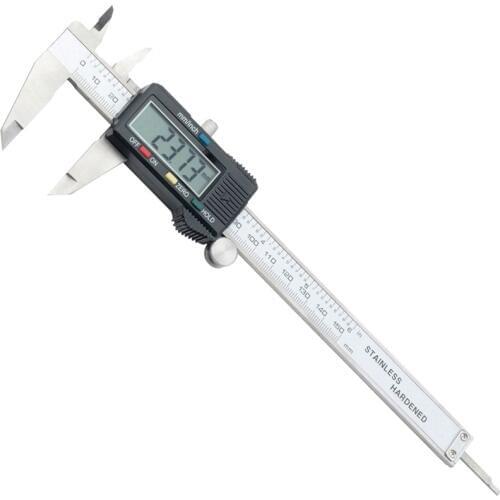 PD-151 Digital caliper Stainless steel 150mm/6" Inch metric system imperial standard Calipers measuring tool micrometer