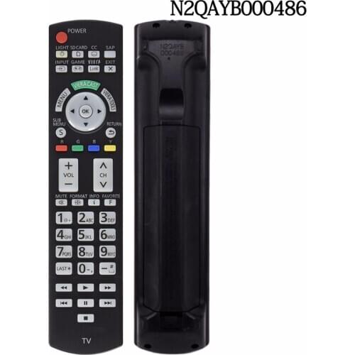FOR PANASONIC PLASMA TV REMOTE CONTROL N2QAYB000486 for TC-P54VT25 TC-P58VT25