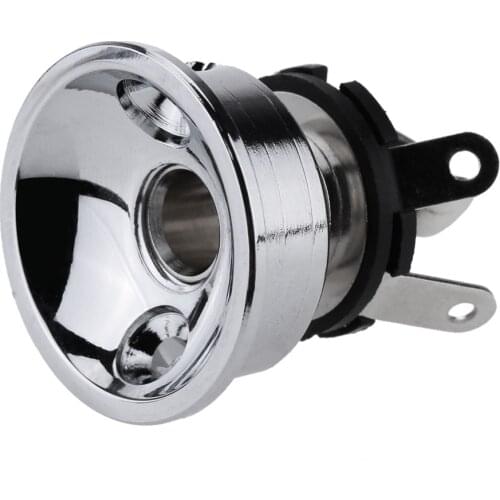 Electric Guitar 6.35mm / 1/4" Jack Plug Socket Output Plate for Fender Telecaster TL Guitar with Screws