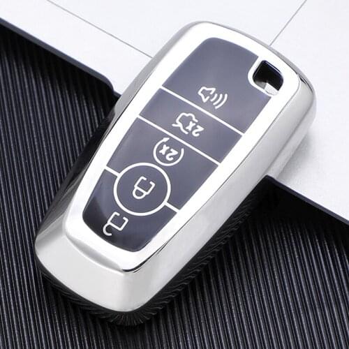 Hot Sale Durable TPU Car Key Cover for Ford Edge Fusion 2017 2018 Expedition Explorer 2018 2019 5 Buttons Protection Case