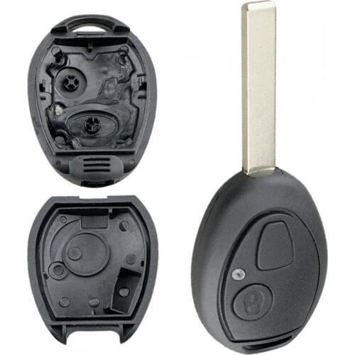 2 Buttons Remote Car Key Shell Fit for MG BMW-Mini Cooper R53 R50 S Land Rover 75 Z3 Z4 X3 X5 e46 e39 e36 e34