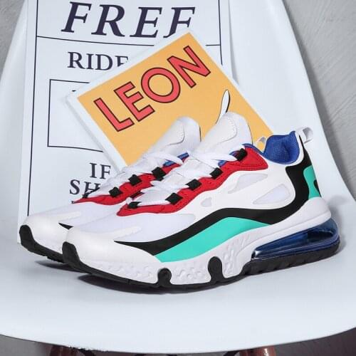 Air Cushioning Flat Shoes Women Men Plus Size Platform Sneakers Non Slip Damping Shoes Height Increase Ladies Trainers