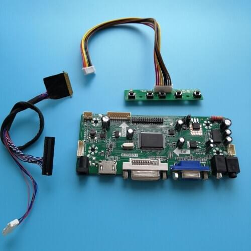 M.NT68676 Controller board DIY DVI LED VGA LCD kit for LP156WH3(TL)(BC)/(TL)(C1) 1366*768 15.6" panel monitor HDMI