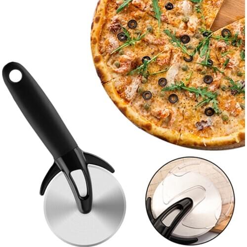 Non-slip Handle Pizza Single Wheel Cut Tools Diameter 9.7CM Household Pizza Knife Cake Tools Wheel Use For Waffle Cookies