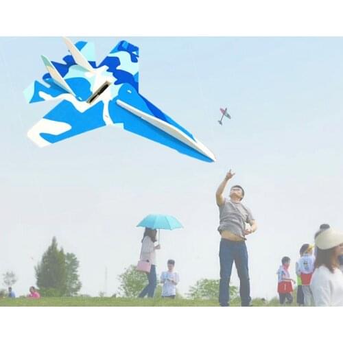 SU27 Electric Hand Throwing Glider Plane Outdoor Park EPP Foam Electric Gliding Aircraft Flying Toys For Children Plane Model