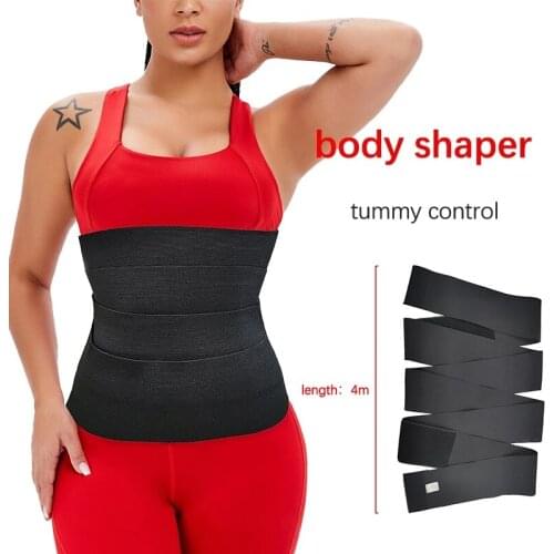 Waist Trainer Belt Free Size Modeling Straps Tummy Compression Girdles Body Shaper Belly Flat Shapewear Abdomen Fitness Cincher